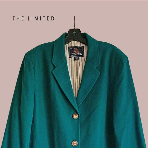 THE LIMITED COLLECTION NEW Dark Academia Lapel Flap Pockets Oversized Blazer L - Picture 2 of 12